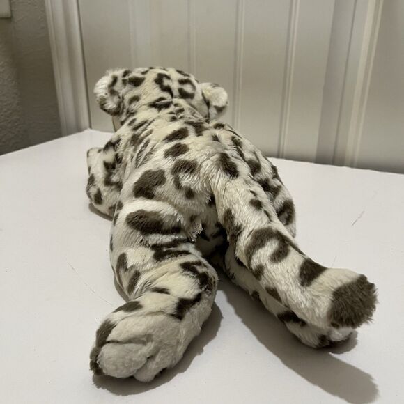Animal Alley Snow Leopard Plush Stuffed Animal Realistic Weighted Toys R Us 2000 - Picture 4 of 10